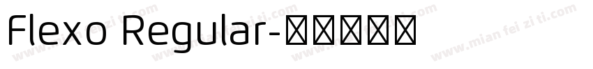 Flexo Regular字体转换